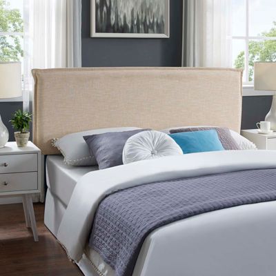 Camille Upholstered Fabric Headboard, Queen