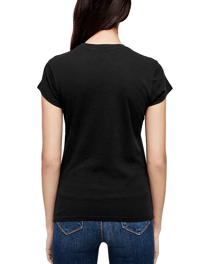 Shop L Agence L'agence Cory Cotton Tee In Black