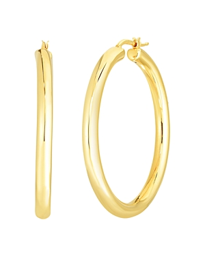 Roberto Coin 18K Yellow Gold Oro Classic Polished Hoop Earrings