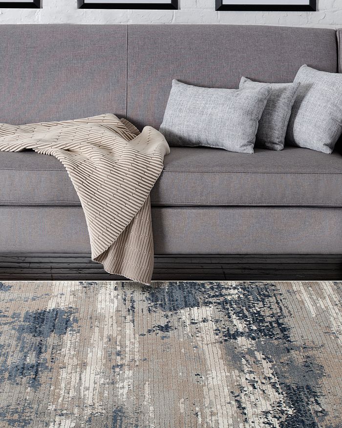 Kenneth Mink Waterside Tide Area Rug, 7'10 X 10'10 In Morning Blue