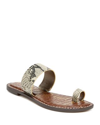 toe ring slide sandals