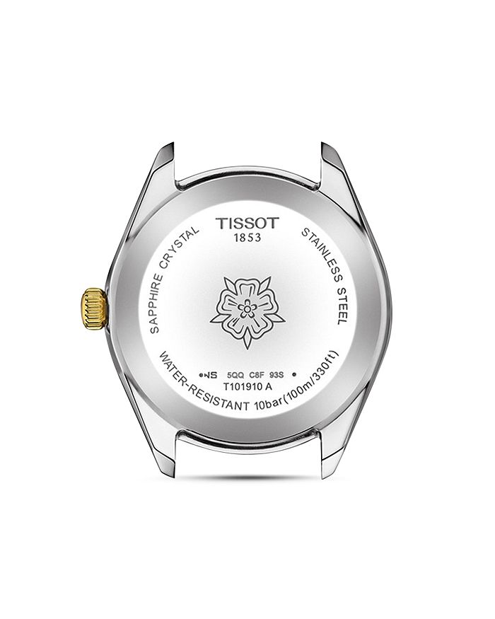 Shop Tissot Pr 100 Classic Watch, 36mm In Two Tone
