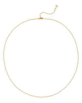 18 K Yellow Gold Ball Chain, 18"