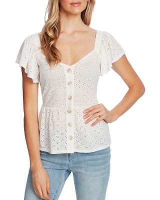 Alice eyelet top black 6468