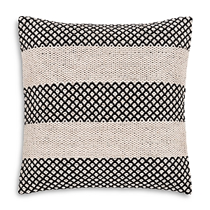 Surya Ryder Decorative Pillow, 20 X 20 In Black/ivory