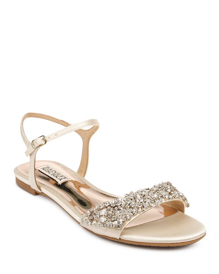 Badgley mischka crystal best sale embellished sandal