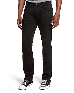 Paige Federal Straight Slim Fit Jeans in Midnight Oil