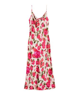 L'AGENCE Nyla Printed Slip Dress | Bloomingdale's
