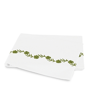 Matouk Daphne Flat Sheet, Full/queen In Grass