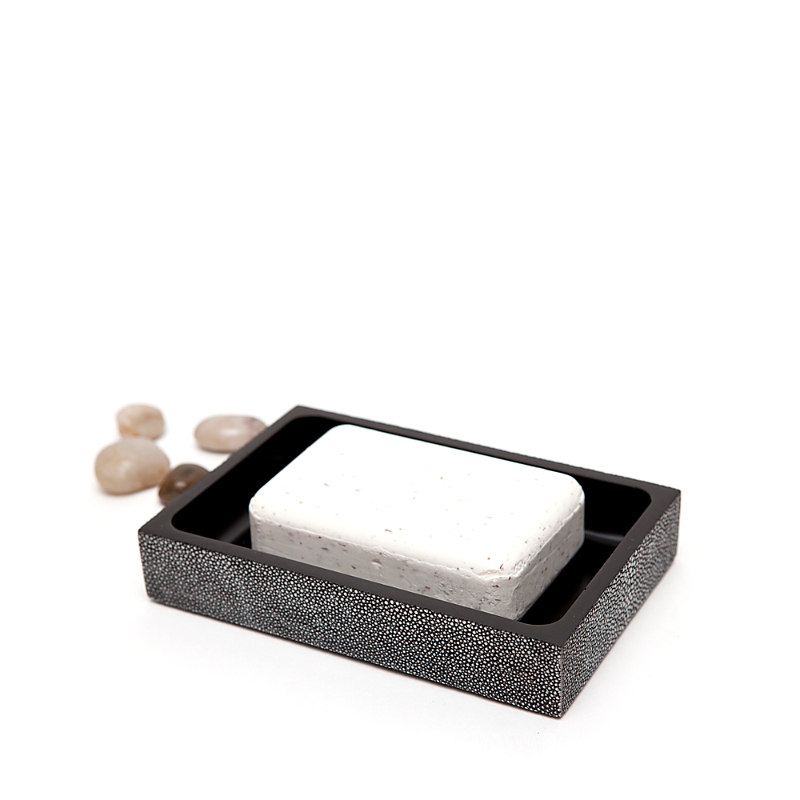 Pigeon & Poodle Manchester Soap Dish In Cool Gray