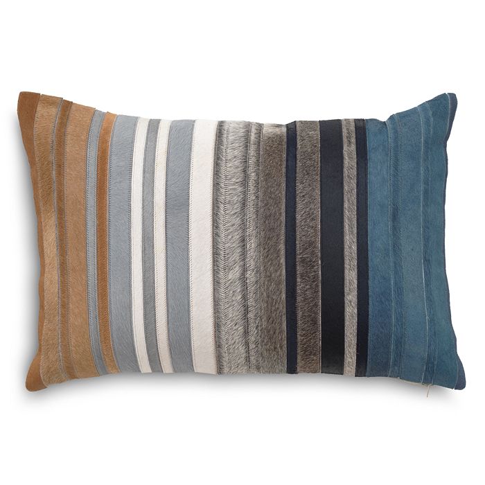 MITCHELL GOLD BOB WILLIAMS MITCHELL GOLD + BOB WILLIAMS MULTI HIDE STRIPE DECORATIVE PILLOW, 20 X 14 AC12690PLW