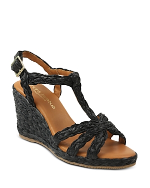 Andre Assous Women's Madina T-Strap Wedge Sandals