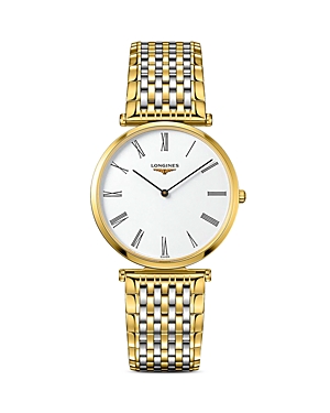 Longines , 36mm In White/gold