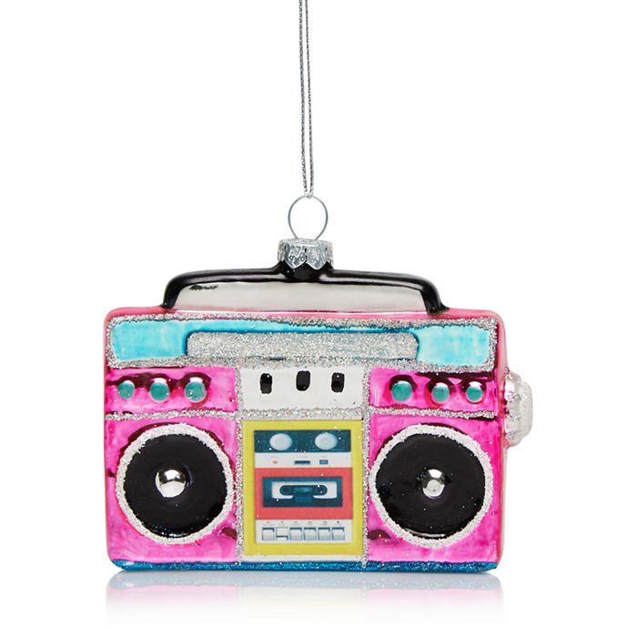 Bloomingdale's Glass Pink Radio Ornament - 100% Exclusive