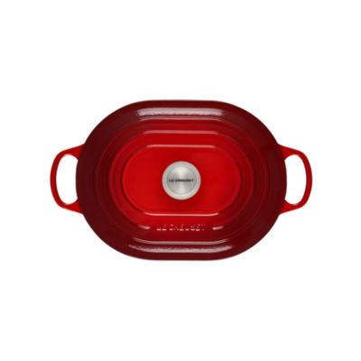 3.75 Qt Cast Iron Oval Casserole & Lid