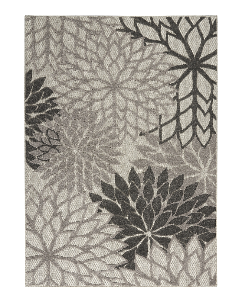 Nourison Aloha Alh05 Area Rug, 7' X 10' In Silver