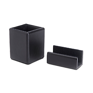Royce New York 2 Pc. Suede Lined Executive Desk Accessory Set Royce New York 2 Pc. Suede Lined Executive Desk Accessory Set