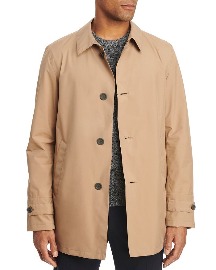 Herno Brown Laminar Trench Coat In Camel