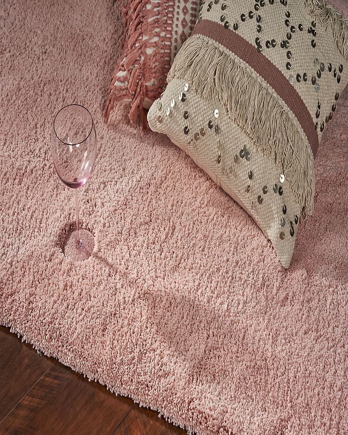Shop Kas Bliss 1575 Round Area Rug, 6' X 6' In Rose Pink
