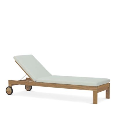 Upland Outdoor Patio Teak Chaise