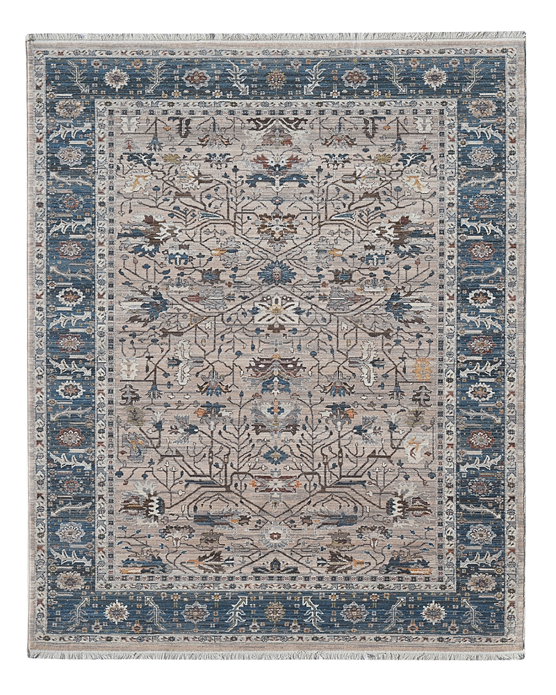 Amer Rugs Arcadia Arc-4 Runner Area Rug, 2'7 X 10' In Beige/navy