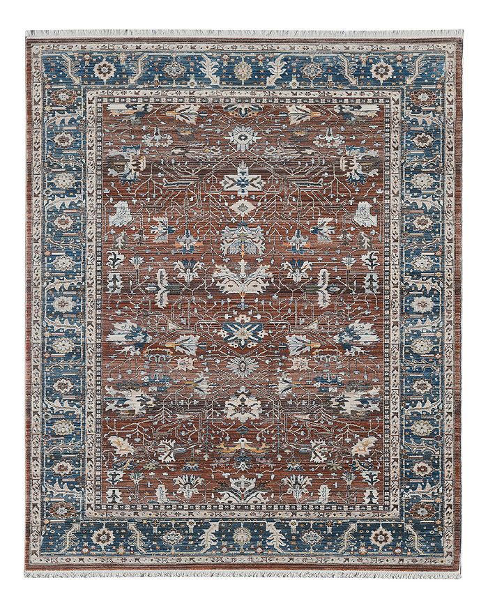 Shop Amer Rugs Arcadia Arc-3 Runner Area Rug, 2'7 X 10' In Red/ Navy