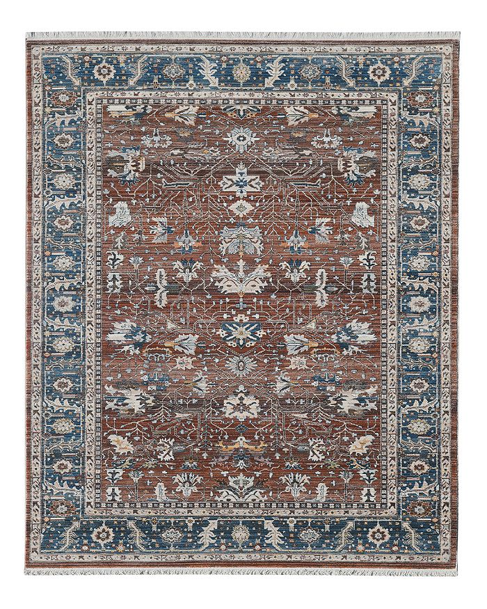 Amer Rugs Arcadia Arc-3 Area Rug, 3'11 X 5' In Red/ Navy
