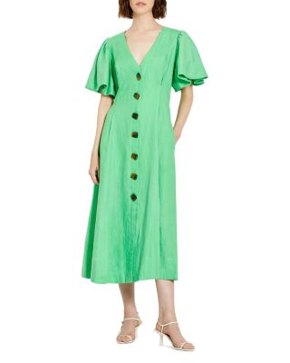 nicholas linen dress