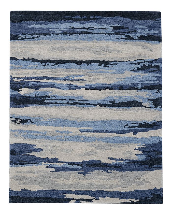 Amer Rugs Abstract Abs-7 Area Rug, 4' X 6' In Navy