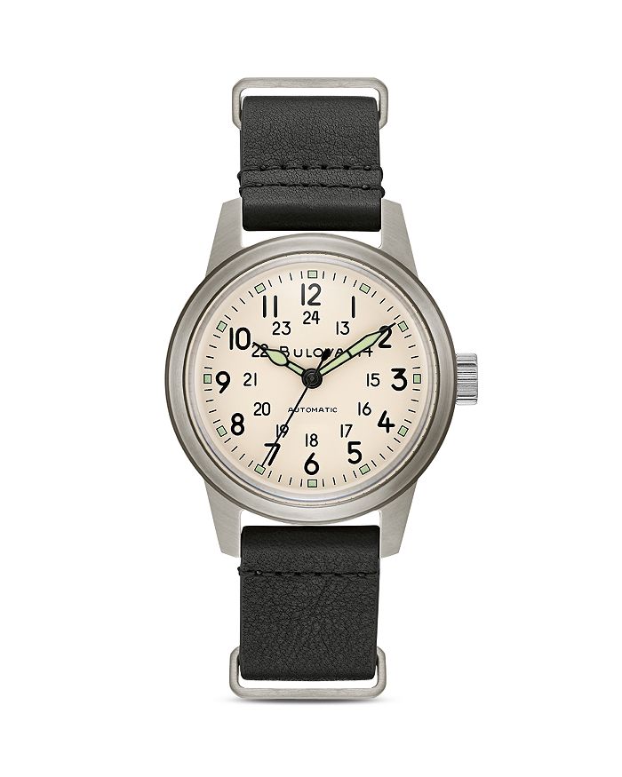 Shop Bulova Hack Watch, 38mm In White
