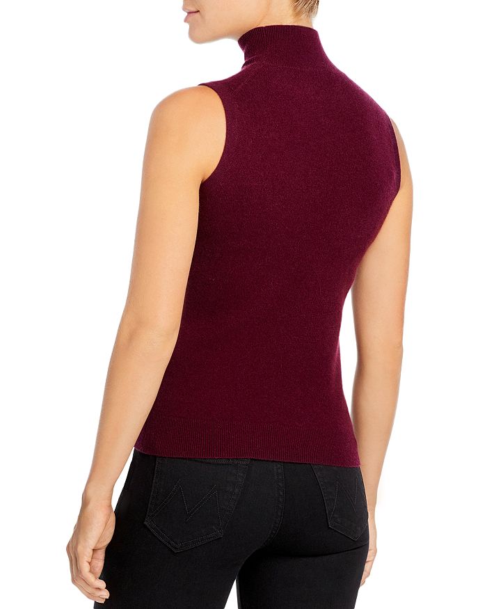 C By Bloomingdale's Sleeveless Cashmere Sweater - 100% Exclusive In Wine