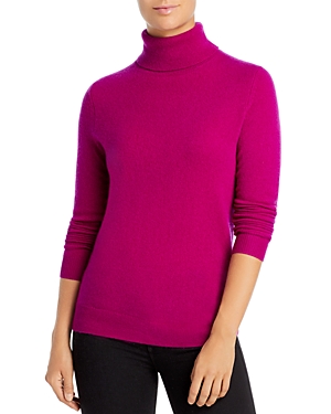 C By Bloomingdale's Cashmere Turtleneck Sweater - 100% Exclusive In Bright Magenta