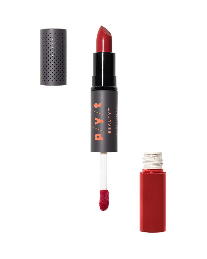 Pyt Beauty Dual Ended Lip Gloss + Matte Lipstick In Tell All - Neutral Red