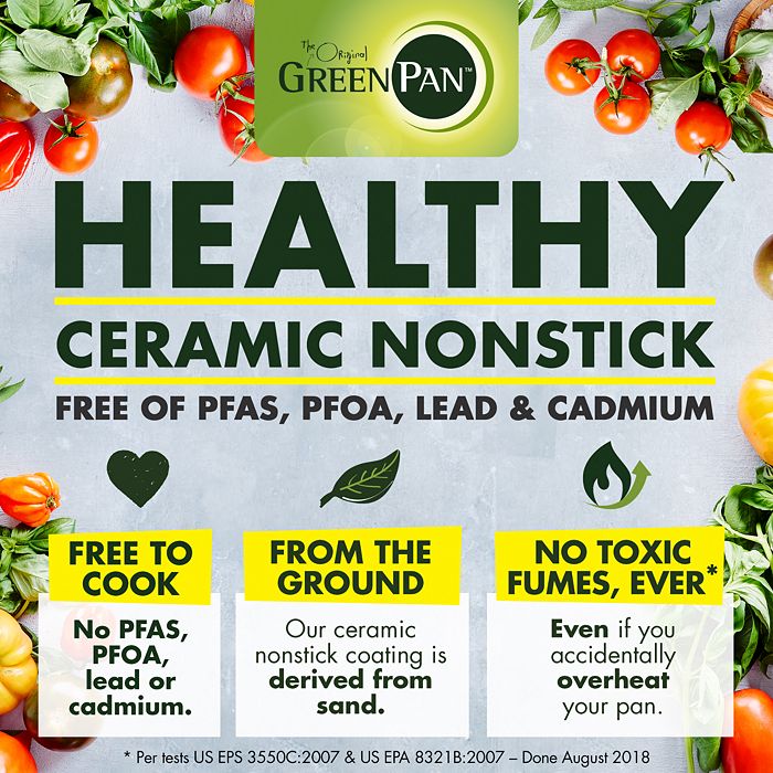 Greenpan Reserve Healthy Ceramic Nonstick Cookware, Set Of 10 In Coral