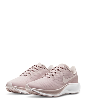 Nike Women's Air Zoom Pegasus 37 Low Top Running Sneakers In Champagne/barely Rose