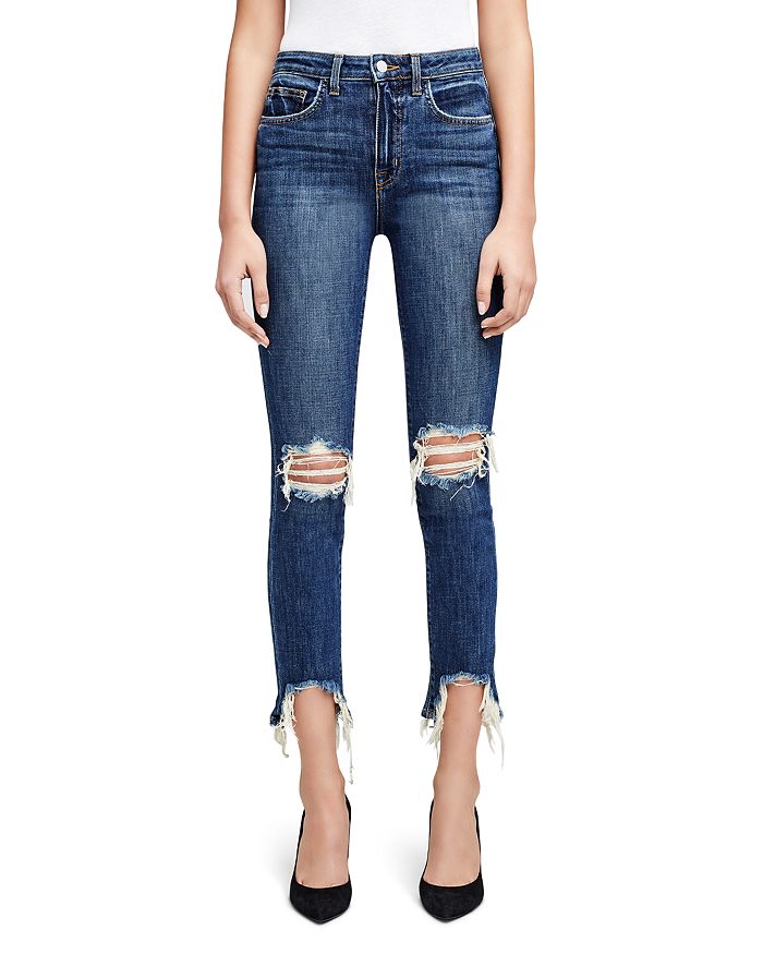 L'AGENCE Ripped Jeans in Classic Vintage Destruct | Bloomingdale's