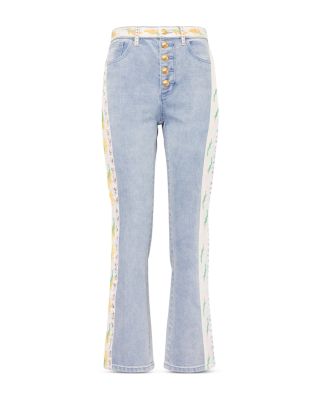 side embellished jeans