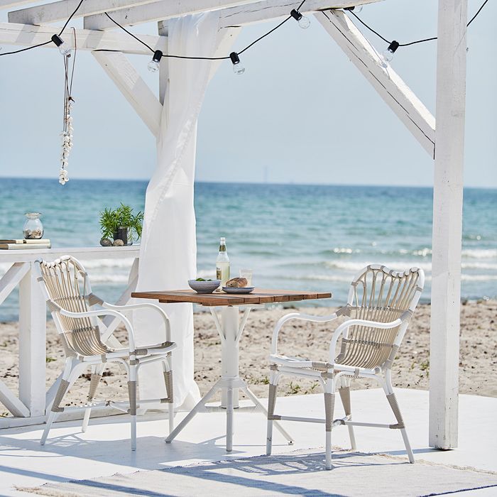Shop Sika Designs S Margret Outdoor Dining Chair In Dove White