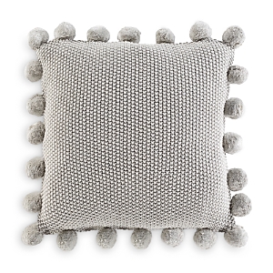 Surya Pomtastic Decorative Pillow, 20 X 20 In Light Grey