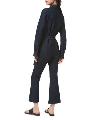 michael kors denim jumpsuit