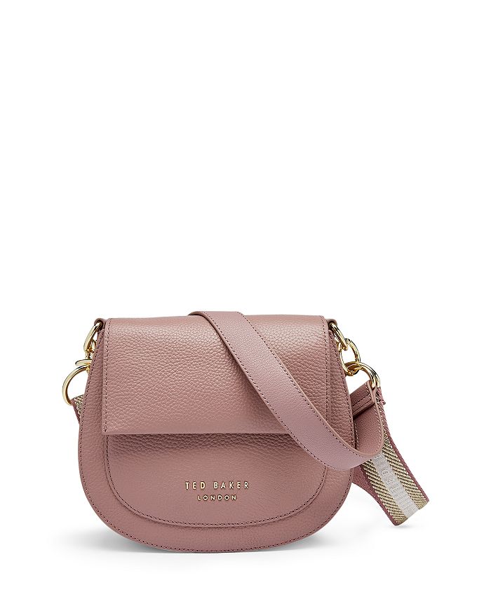 Ted Baker Amali Leather Crossbody In Pink