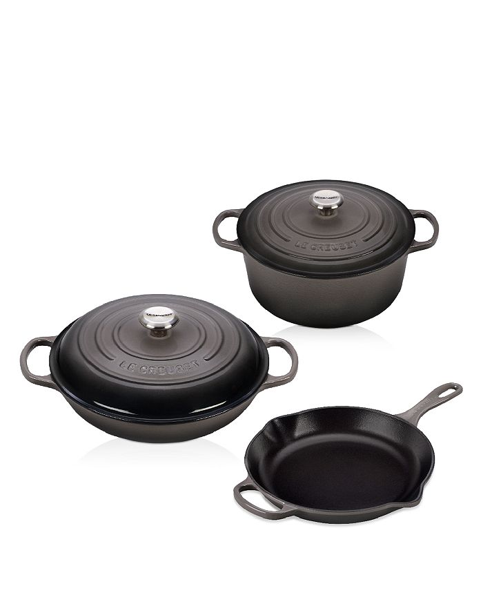 3 Quart Enameled Cast Iron Round Dutch Oven, Grey, 1 PIECE - Ralphs