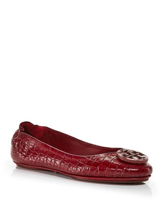 womens red flats