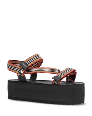 Elevated Fashion: Platform Burberry Sandals for Trendsetters