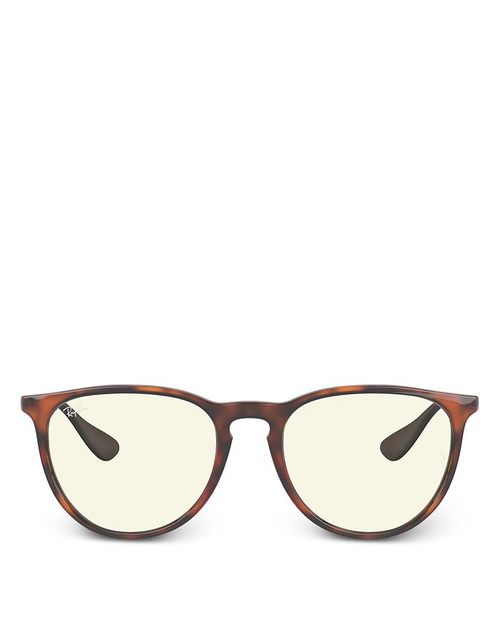 Ray Ban Ray In Rubber Havana/clear/blue Light