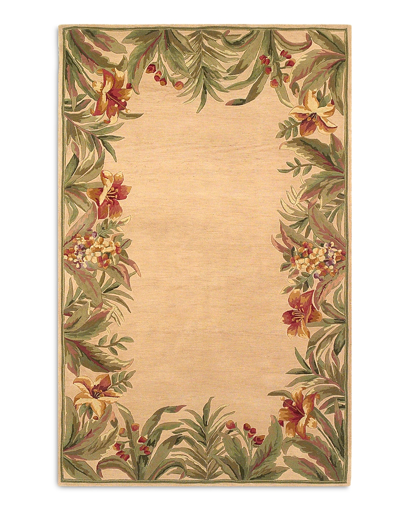 Kas Sparta Rainforest Area Rug, 5'3 X 8'3 In Ivory