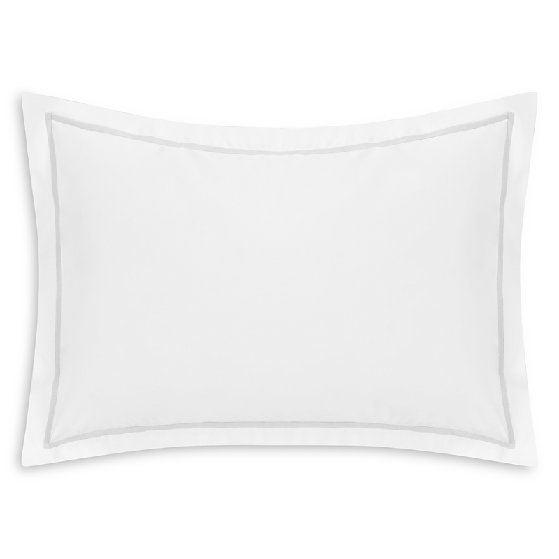Matouk Bergamo Boudoir Sham In Silver