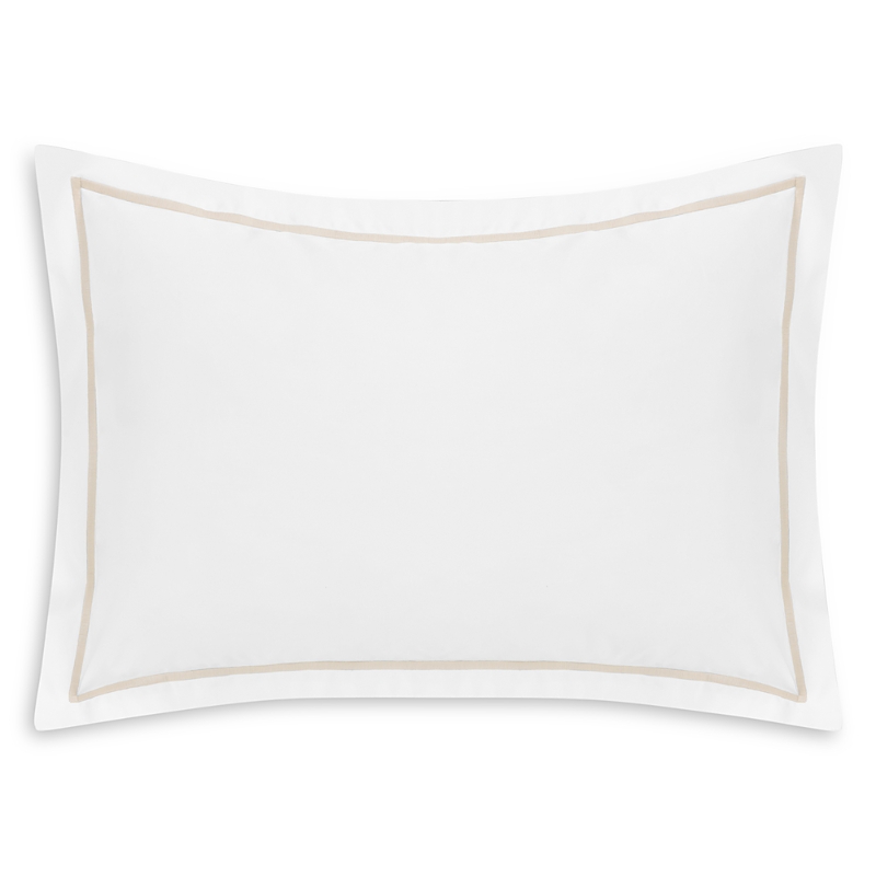 Matouk Bergamo Boudoir Sham In Truffle