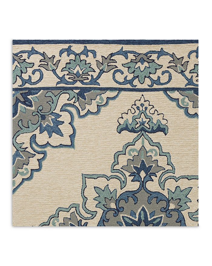 Kas Harbor Serafina Round Area Rug, 7'6 X 7'6 In Ivory