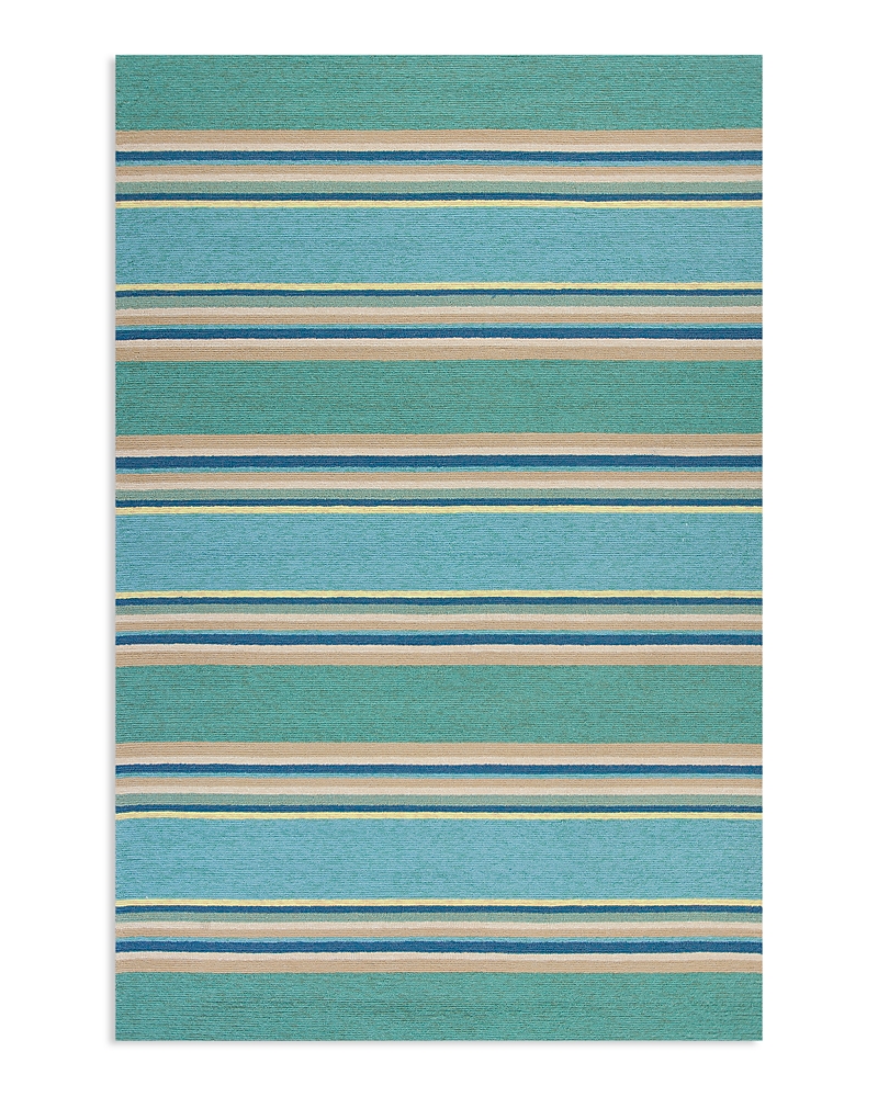 Kas Harbor Stripes Area Rug, 5' X 7'6 In Blue